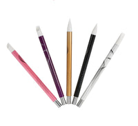 HKM-822931 Nail Art Silicone Engraving Pen with Hollow Tip - 13cm Length