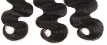 HKM-403795 Natural Body Wave Human Hair Wig for Ladies - Medium to Long Length, Hand-Woven, Dyeable and Ironable