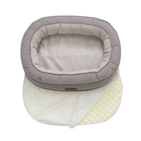 HKM-085587 Orthopedic Waterproof Pet House with Comfortable Cloth Nest for Cats and Dogs