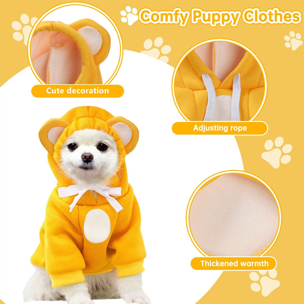 HKM-517395 Adorable Casual Hoodie for Pets in Various Sizes