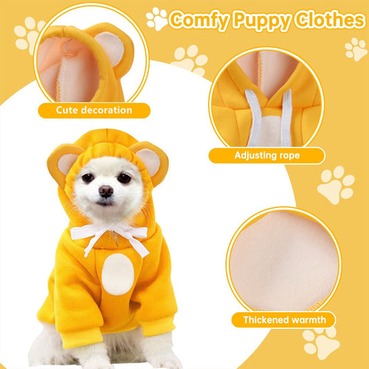 HKM-517395 Adorable Casual Hoodie for Pets in Various Sizes