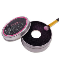 HKM-428499 Makeup Brush Color Cleaning Box - Portable Makeup Sponge Cleaner with Quick Drying Pad