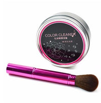 HKM-428499 Makeup Brush Color Cleaning Box - Portable Makeup Sponge Cleaner with Quick Drying Pad