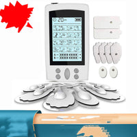 HKM-443795 Double 16 Mode Rechargeable TENS Neck Massager for Head, Neck, Back, and Legs
