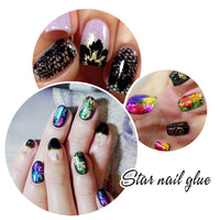 HKM-951699 Star Transfer Glue for Nail Art - 8ml Capacity for Easy Pattern Application