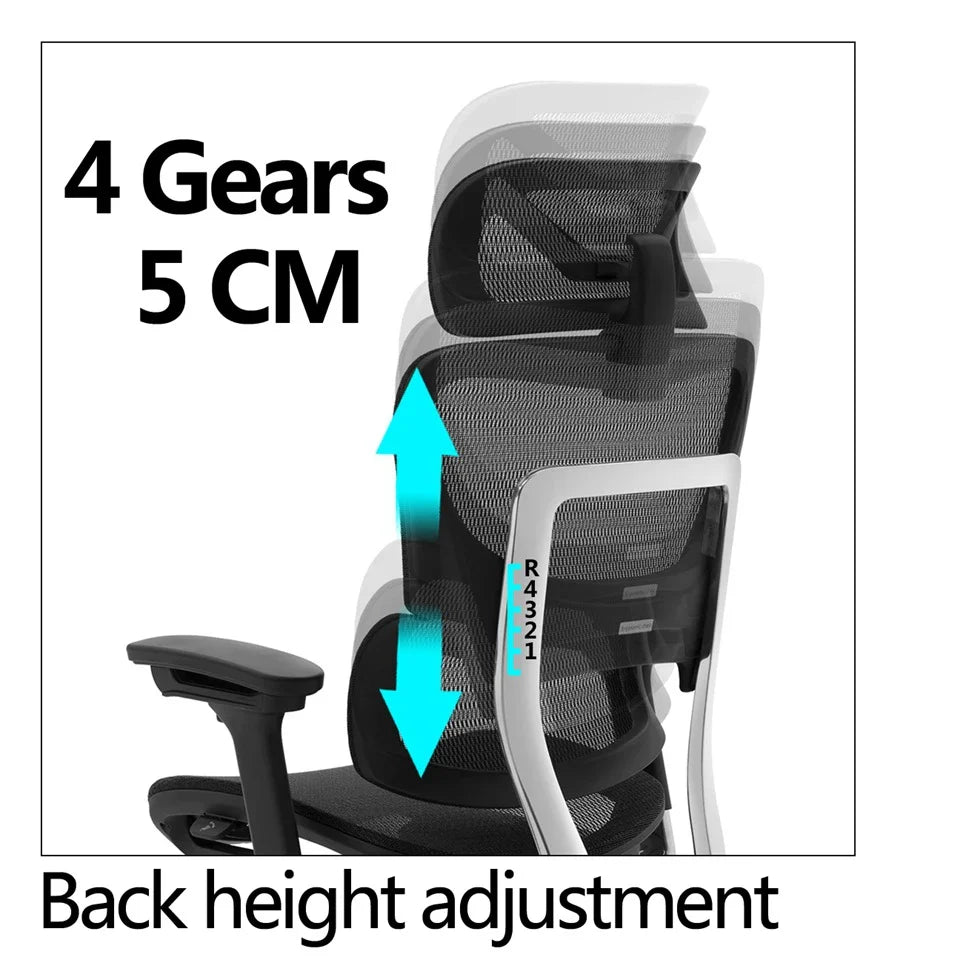 KTX-776275 Ergonomic Gaming Office Chair with Swivel Design for Computer Desk Use