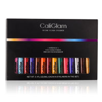 HKM-453011 Waterproof Long-Lasting Liquid Eyeliner Set - 16 Colors, Fine Tip, Non-Smudge
