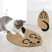 HKM-895251 Cat Scratching Pad with Skid-Proof Bottom - Durable Sisal and EVA Material for Nail Grinding and Play