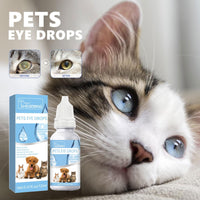 HKM-023571 Pet Eye Drops with Vitamin B6 and Taurine for Relief of Red, Itchy Eyes and Conjunctivitis in Cats and Dogs