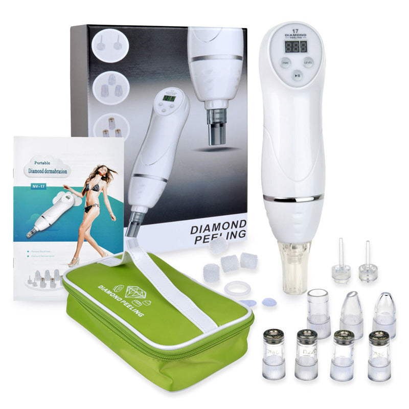 HKM-458963 Electric Blackhead Remover with 3 Suction Nozzles and Microcrystalline Heads for Deep Pore Cleansing