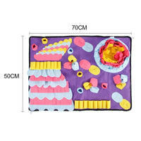 HKM-336723 Sniffing Pad for Dogs - Needle Felt Cloth, 70x50cm, Pet Interactive Toy