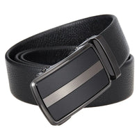 HKM-520339 Men's 3.5cm Wide Automatic Alloy Buckle Belt - Model LY36-25631-5