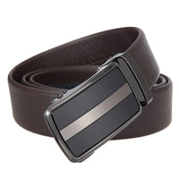 HKM-520339 Men's 3.5cm Wide Automatic Alloy Buckle Belt - Model LY36-25631-5