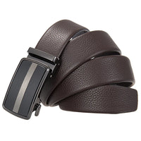 HKM-520339 Men's 3.5cm Wide Automatic Alloy Buckle Belt - Model LY36-25631-5