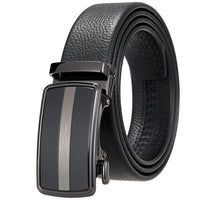 HKM-520339 Men's 3.5cm Wide Automatic Alloy Buckle Belt - Model LY36-25631-5