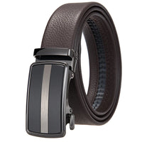 HKM-520339 Men's 3.5cm Wide Automatic Alloy Buckle Belt - Model LY36-25631-5