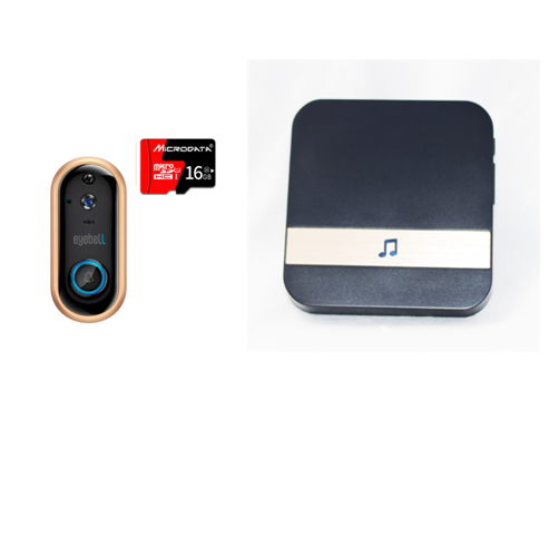 KTX-305427 Smart Remote Home Monitoring Doorbell with HD Video and Two-Way Audio