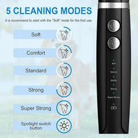 HKM-924115 Ultrasonic Dental Plaque and Tartar Remover for Dogs - Complete Tooth Cleaning Set