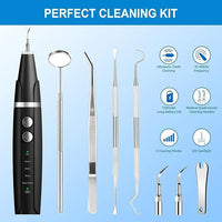HKM-924115 Ultrasonic Dental Plaque and Tartar Remover for Dogs - Complete Tooth Cleaning Set