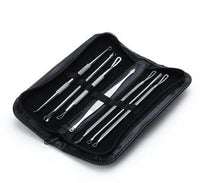 HKM-243731 7-Piece Stainless Steel Acne Removal Needle Set for Blackhead Extractions