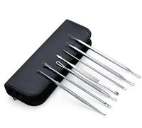 HKM-243731 7-Piece Stainless Steel Acne Removal Needle Set for Blackhead Extractions