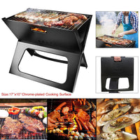 HKM-369491 Portable Foldable Charcoal BBQ Grill for Camping and Outdoor Use