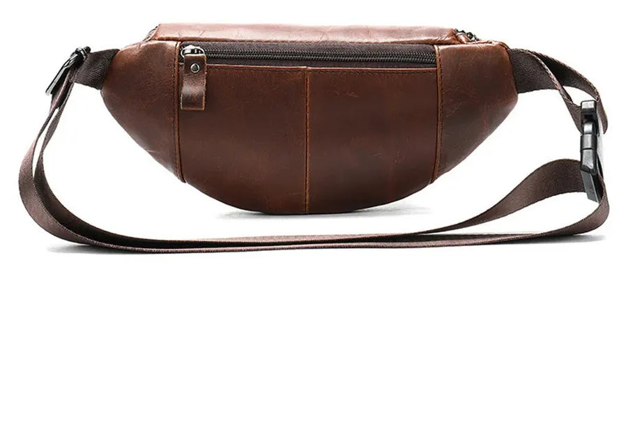 HKM-500243 Retro Canvas Outdoor Chest and Waist Bag for Men, Model 8591