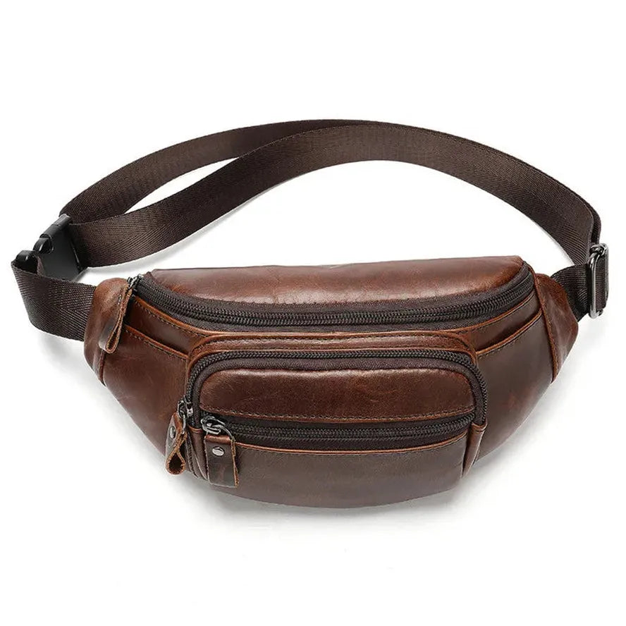 HKM-500243 Retro Canvas Outdoor Chest and Waist Bag for Men, Model 8591