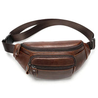 HKM-500243 Retro Canvas Outdoor Chest and Waist Bag for Men, Model 8591