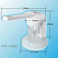 HKM-428691 Moisturizing Facial Steamer - 400W Power, Thermal Spray, 61-120 Seconds Operation, Includes Global Plug Types