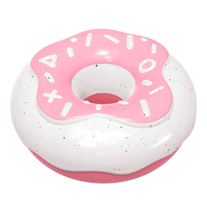 HKM-891475 Molar Teeth Cleaning Donut Dog Toy in Pink, Yellow, and Chocolate - Durable TPR Material
