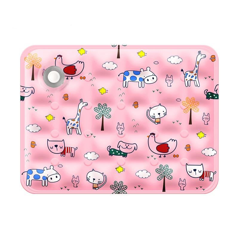 HKM-517011 Pet Cooling Pad - Ice Bear Shape, Washable Portable Mat for Cats and Dogs, Lightweight and Non-Slip, Ideal for Hot Weather