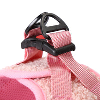 HKM-516051 Adjustable Terylene Pet Chest Strap - Available in Pink, Gray, and Blue-Black