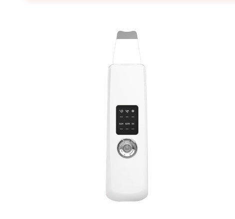HKM-044819 Ultrasound Skin Beauty Device - Shovel Skin Machine in White and Pink, Dual Language Support