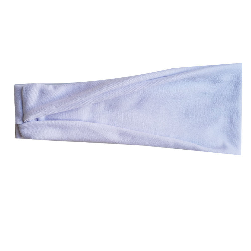 HKM-393747 Foldable Drawstring Elastic Cotton Headband - Unisex Sports Turban in Multiple Colors
