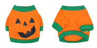 HKM-424211 Cotton Wool Short Sleeve Pet T-shirt in Various Halloween and Holiday Themes