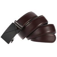 HKM-726163 Men's Automatic Buckle Leather Belt - Model LY36-7795-1