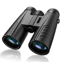 HKM-945811 12x42 High Power HD Black Binoculars for Outdoor Sports and Nature Viewing