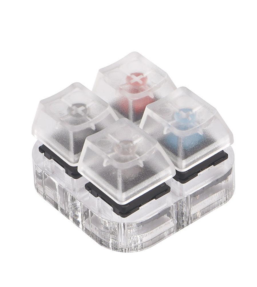 KTX-623763 Cherry Four-Axis Mechanical Keyboard Shaft Tester - USB Wired Connection, Non-Waterproof, ABS Material