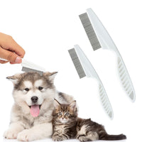 HKM-820051 Multifunctional Pet Grooming Comb for Tear Stain Removal and Tangle Management ¨C Ideal for Small Dogs and Puppies