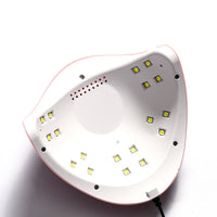 HKM-320211 54W Induction Nail Lamp with Dual Light Source, LCD Display, Infrared Sensor, and USB Power Supply