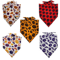 HKM-895635 Triangular Tie-Dye Polyester Pet Drool Towel Scarf