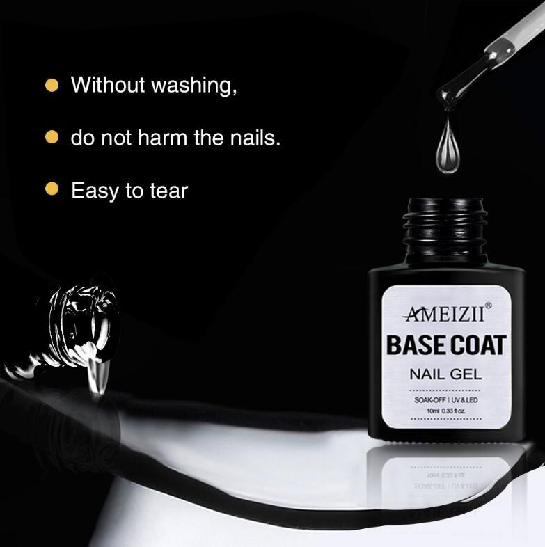 HKM-515667 Removable Adhesive Bonding Base Coat for UV Nail Polish - 7.5mL Primer Seal with Colloid Texture