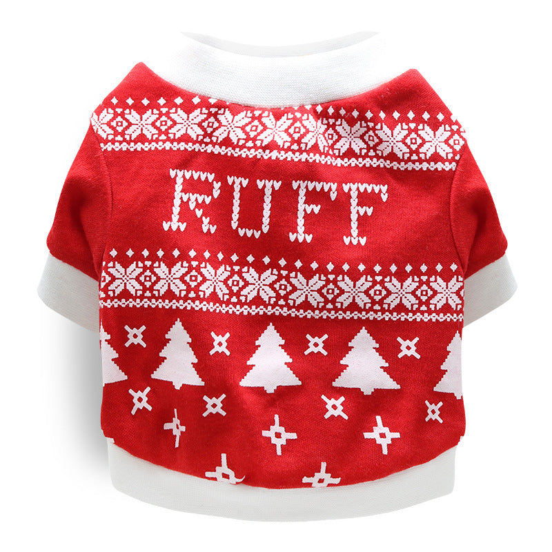 HKM-439507 Festive Cotton T-Shirt for Dogs - Available in XS, S, M, L Sizes