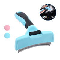 HKM-276499 Cat Hair Removal Comb - Effective Plastic and Metal Grooming Tool for Pets