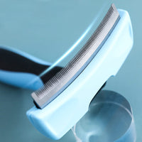 HKM-276499 Cat Hair Removal Comb - Effective Plastic and Metal Grooming Tool for Pets