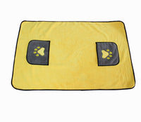 HKM-106003 Super Absorbent Dual-Sided Pet Bath Towel - Fast Drying 800g Microfiber Fiber