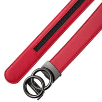 HKM-297875 Fashionable Customisable Circle Buckle PU Leather Waist Belt for Women