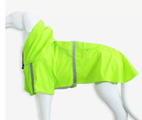HKM-914067 Waterproof Reflective Raincoat for Large Dogs - Adjustable Fit, Durable PU Material, Multiple Sizes Available