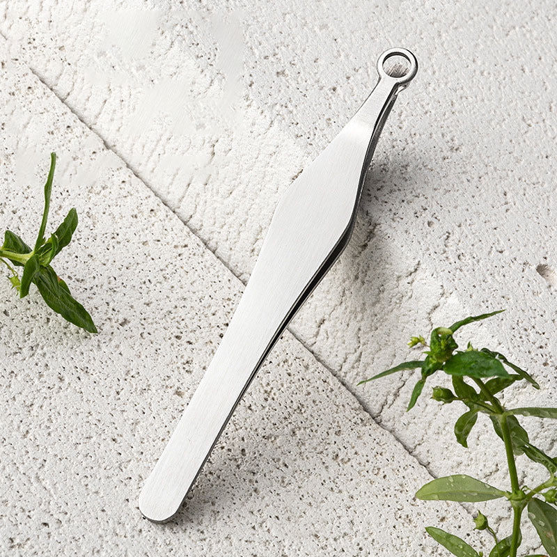 HKM-859091 Stainless Steel Nose Hair and Eyebrow Trimming Scissors with Rounded Design and Comfortable Grip